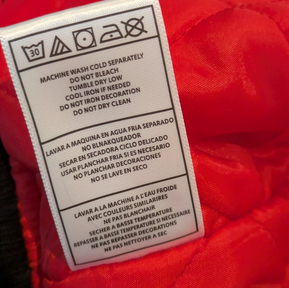 NWT Mitchell & Ness Hardwood Classic Jacket Size XL Atlanta Hawks NBA BLACKOUT - Picture 9 of 13